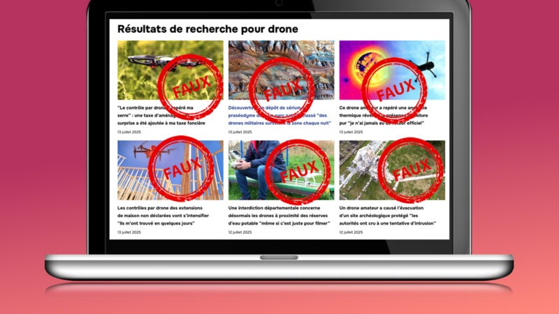 Ces sites qui parlent de drones avec de (faux) articles générés par IA