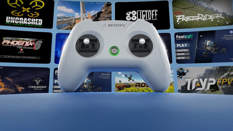BetaFPV LiteRadio 2 SIM Controller, une radiocommande à prix ultra léger destinée aux simulateurs de vol