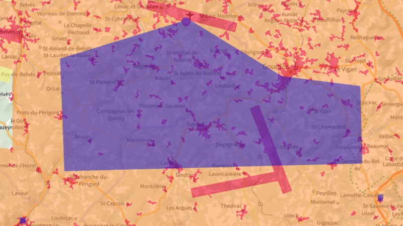 Région de Cahors et Domme : les interdictions de vol en drone en 2025 et 2026