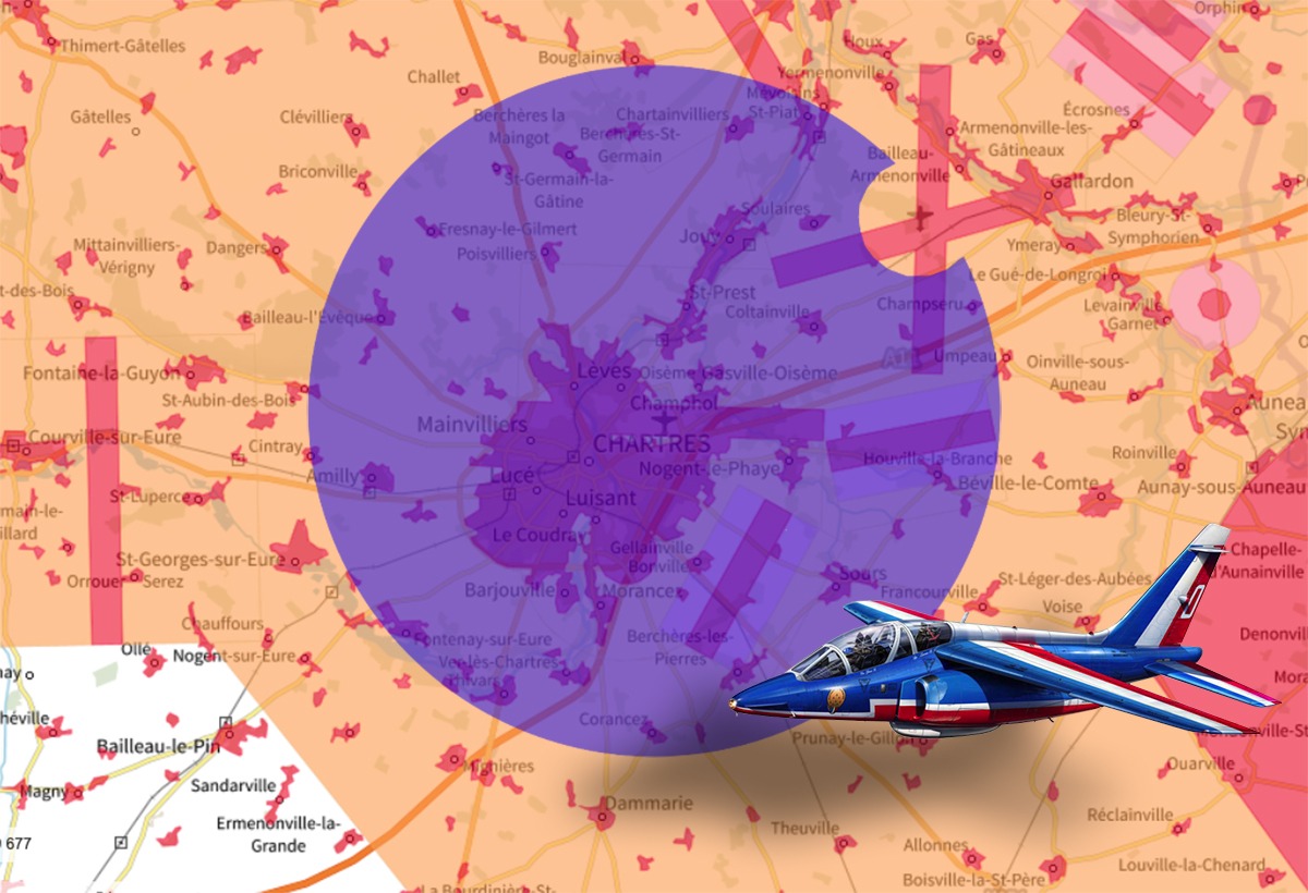 Meeting aérien de Chartres 2025 : les interdictions de vol en drone en septembre