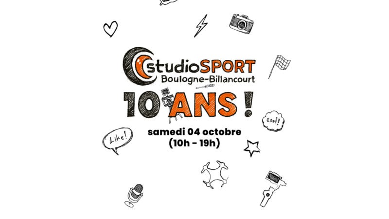 studioSPORT : la boutique de Boulogne fête ses 10 ans le samedi 4 octobre 2025 (avec des surprises)