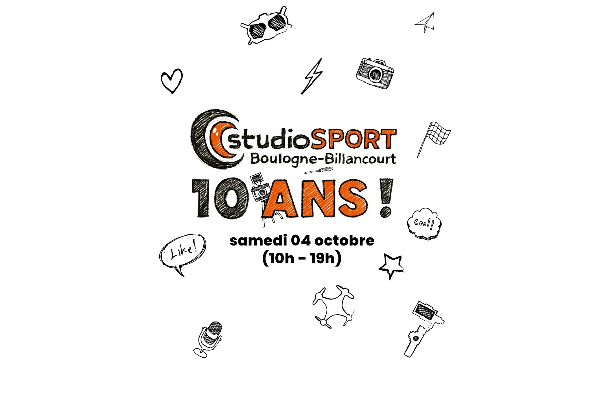 studioSPORT : la boutique de Boulogne fête ses 10 ans le samedi 4 octobre 2025 (avec des surprises)