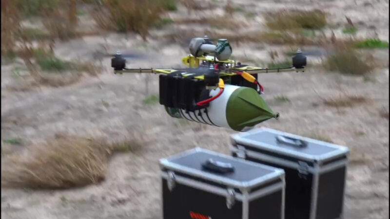 Ukraine : Ptashka Systems promet une portée de 50 km avec un drone FPV en liaison fibre optique