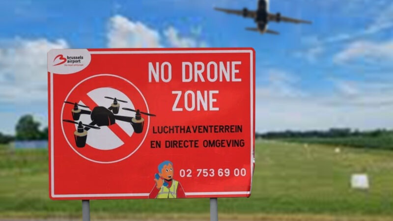 Survols supposés au-dessus de l’aéroport de Bruxelles : les vidéos ne montraient pas des drones