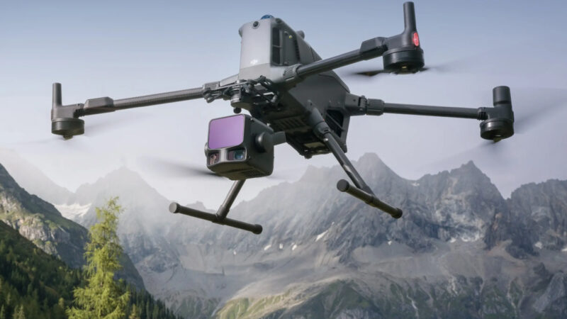 DJI a présenté la Zenmuse L3, un système caméra et LiDAR longue portée et haute précision
