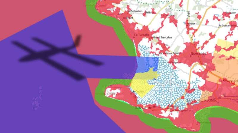 Région du Croisic et des marais salants de Guérande : interdictions de vol en drone en 2026 et 2027