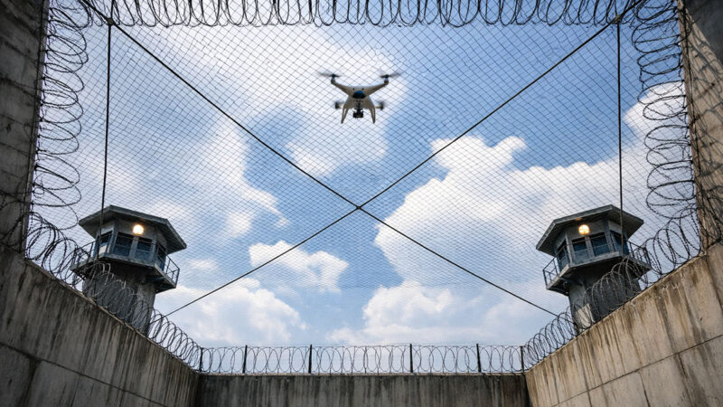 Assemblée Nationale : une proposition de loi pour installer des filets anti-drones dans les prisons