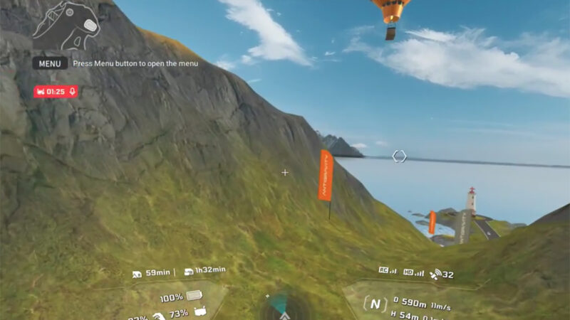 Antigravity A1 : une mise à jour ajoute un simulateur de vol A1 utilisant le casque et le Grip