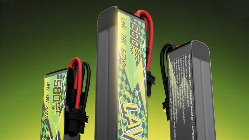 BetaFPV annonce les batteries Lava II en 1S, 2S, 3S et 4S, avec des performances améliorées