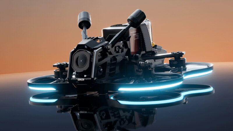 GePRC présente le Cinebot25 V2, un cinewhoop 4S pour DJI O4 Pro avec support amovible