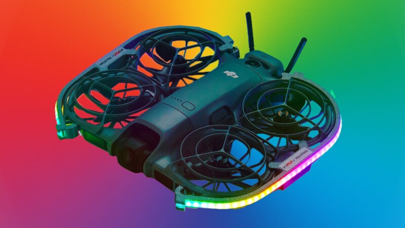 ViFly présente le Neo2Halo, un kit de LED pour le Neo 2 de DJI