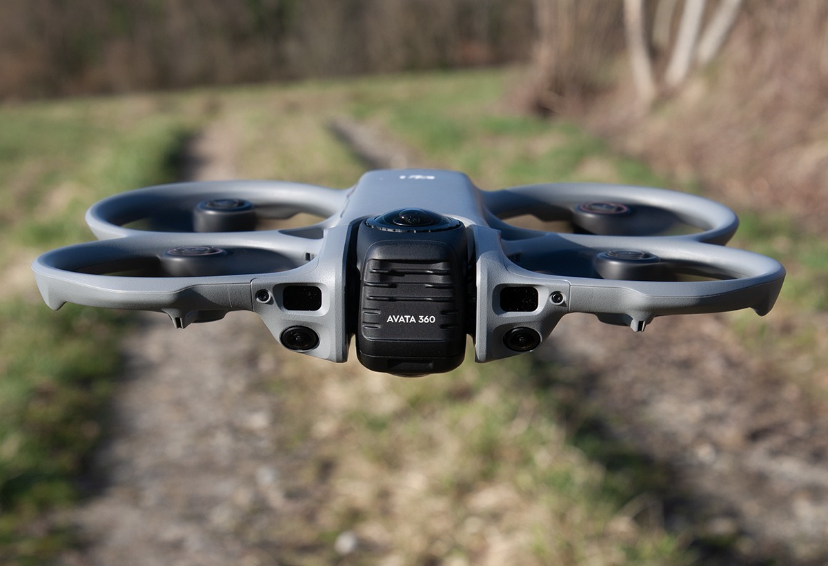 Premières images filmées avec l’Avata 360 de DJI