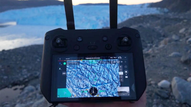 DJI et la modélisation de glaciers au Groenland avec Jean-Louis Etienne