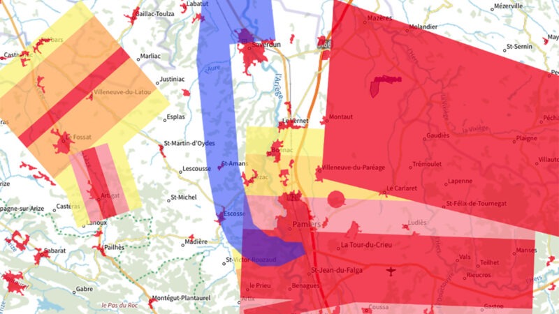 Région de Pamiers et Saverdun : les interdictions de vol en drone en 2026