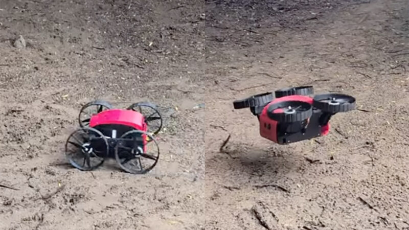 Projet Mercury : un drone roulant et volant basé sur un Raspberry Pi et un Orange Cube
