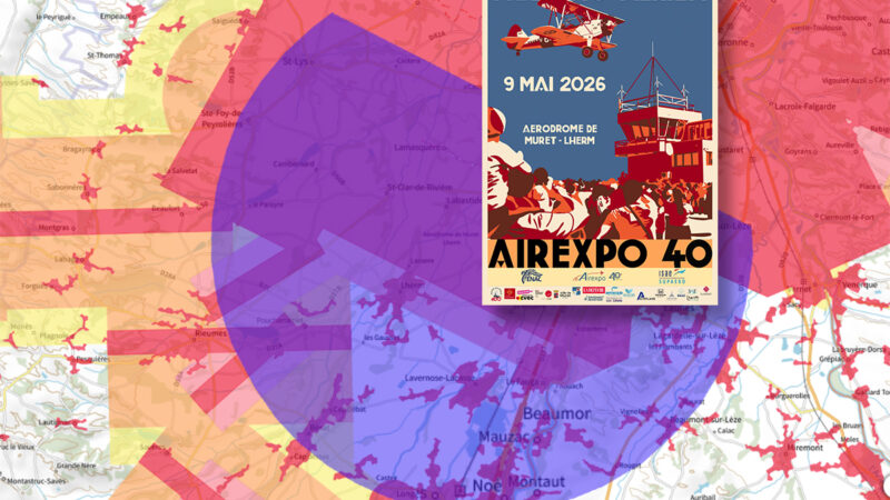 Air Expo 2026 : les interdictions de vol en drone au sud de Toulouse en avril et mai 2026