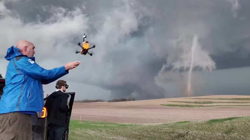 The Otus Project : un prototype de drone FPV avec caméra 360° a filmé l’intérieur d’une tornade