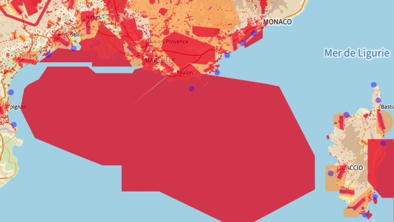 Méditerranée : 16 zones interdites de vol en drone en 2026 et 2027… sur des sites touristiques !