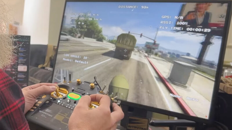Projet Seek & Destroy : un simulateur d’entrainement de drone FPV militaire, basé sur GTA V