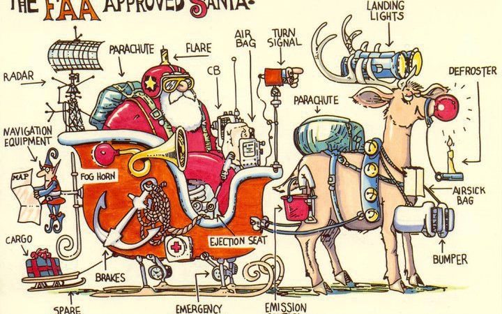 Le Pere Noel selon la FAA