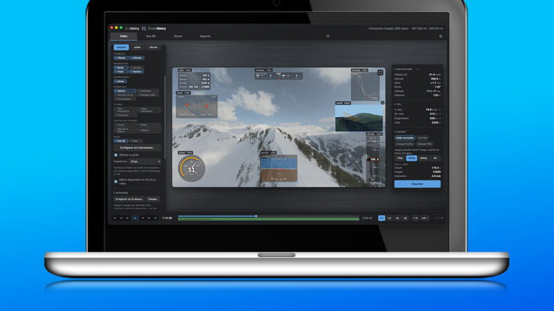 YouMetry : un nouvel outil pour ajouter des jauges de télémétrie sur les vidéos en drone